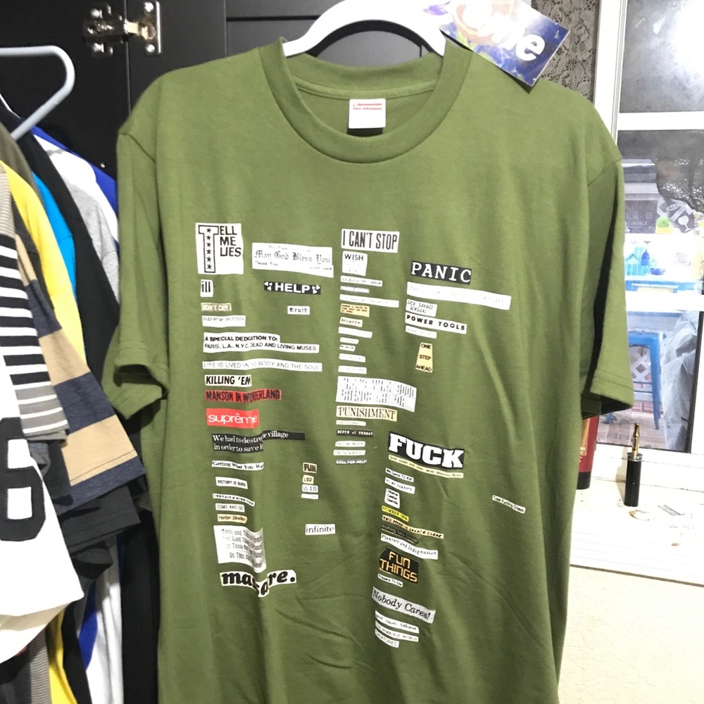 Supreme Cut Outs Tee FW18